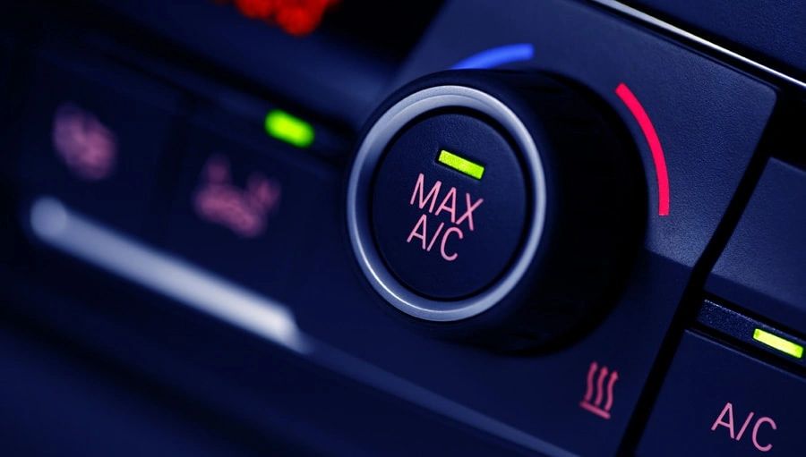 Car air conditioning controls